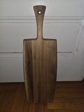 22 Inch Acacia Wooden Paddle Shaped Chacuterie Board